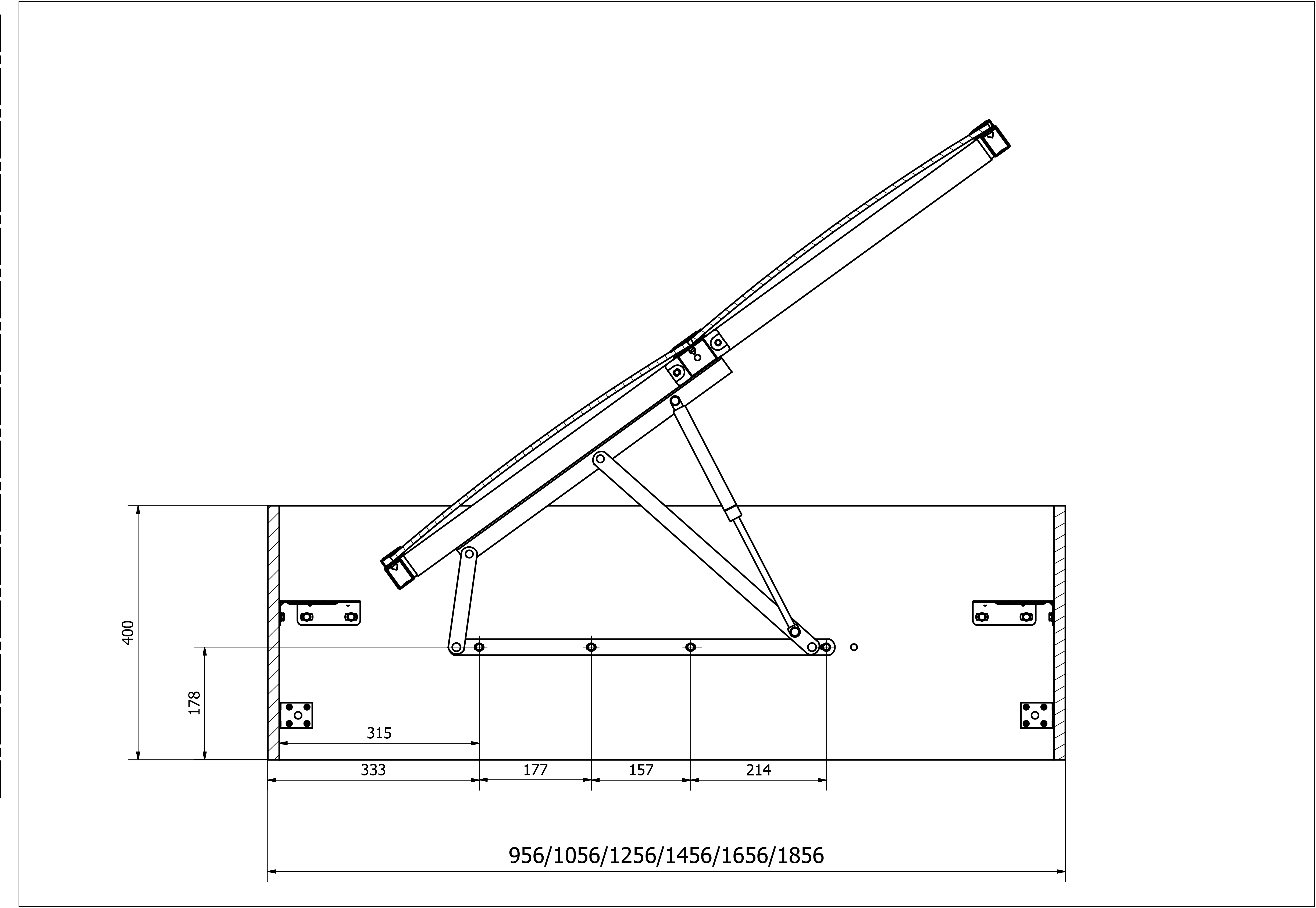 Skylės ST mechanizmui – kėlimas iš šono